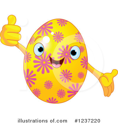 Royalty-Free (RF) Easter Egg Clipart Illustration by Pushkin - Stock Sample #1237220