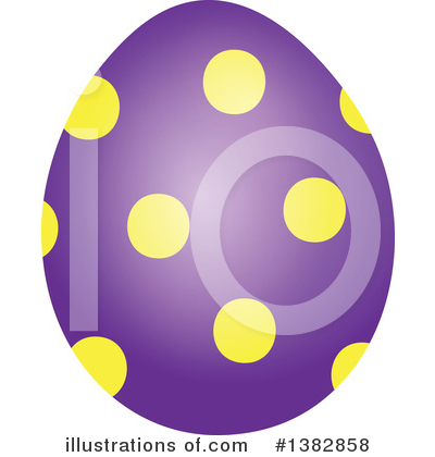 Royalty-Free (RF) Easter Egg Clipart Illustration by visekart - Stock Sample #1382858