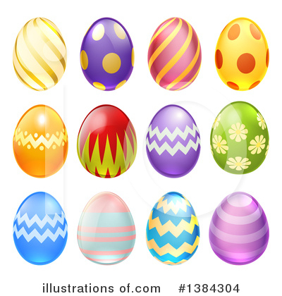 Royalty-Free (RF) Easter Egg Clipart Illustration by AtStockIllustration - Stock Sample #1384304
