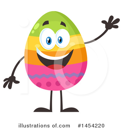 Royalty-Free (RF) Easter Egg Clipart Illustration by Hit Toon - Stock Sample #1454220