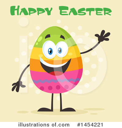 Royalty-Free (RF) Easter Egg Clipart Illustration by Hit Toon - Stock Sample #1454221