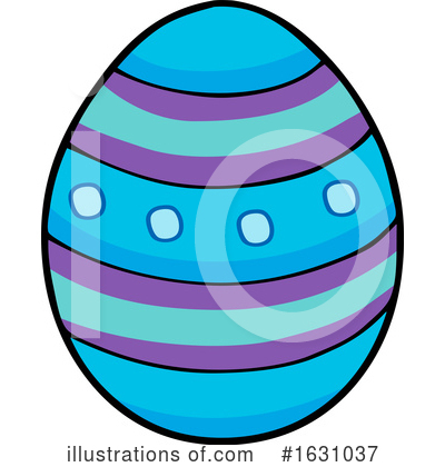Royalty-Free (RF) Easter Egg Clipart Illustration by visekart - Stock Sample #1631037