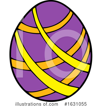 Royalty-Free (RF) Easter Egg Clipart Illustration by visekart - Stock Sample #1631055
