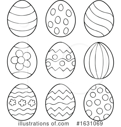 Royalty-Free (RF) Easter Egg Clipart Illustration by visekart - Stock Sample #1631069