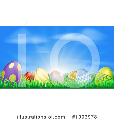 Royalty-Free (RF) Easter Eggs Clipart Illustration by AtStockIllustration - Stock Sample #1093978
