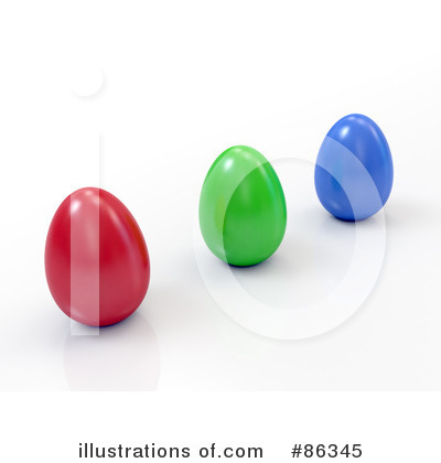 Royalty-Free (RF) Easter Eggs Clipart Illustration by Mopic - Stock Sample #86345