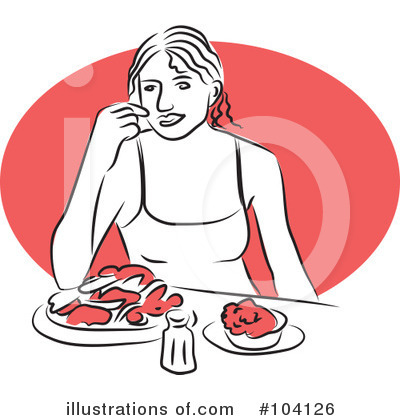 Royalty-Free (RF) Eating Clipart Illustration by Prawny - Stock Sample #104126