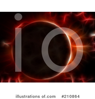 Royalty-Free (RF) Eclipse Clipart Illustration by elaineitalia - Stock Sample #210864