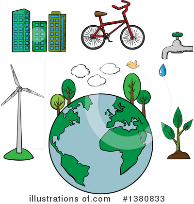 Green Energy Clipart #1380833 by Vector Tradition SM