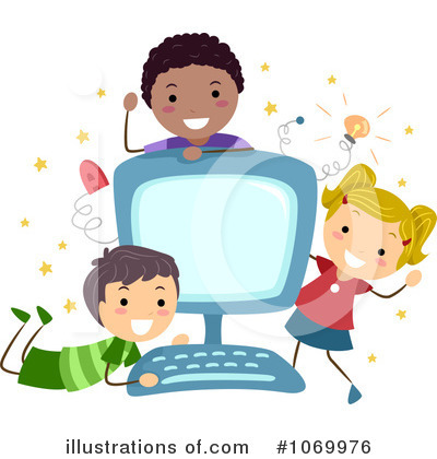 Desktop Computers  Kids on Royalty Free  Rf  Education Clipart Illustration By Bnp Design Studio