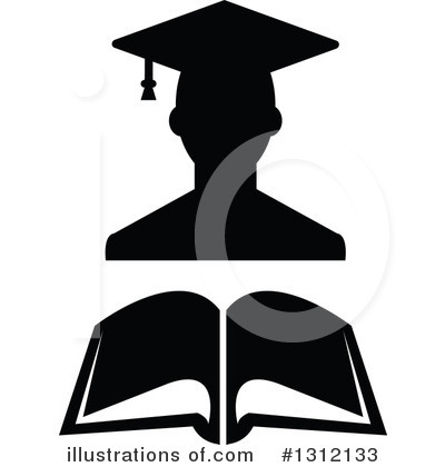 Graduate Clipart #1312133 by Vector Tradition SM