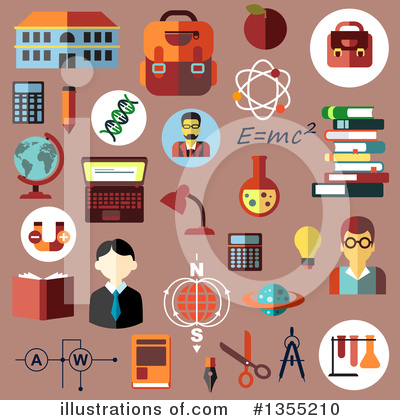 Atom Clipart #1355210 by Vector Tradition SM