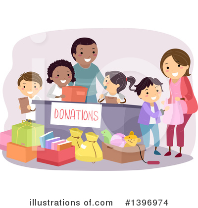 Donations Clipart #1396974 by BNP Design Studio