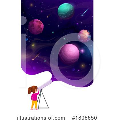 Telescope Clipart #1806650 by Vector Tradition SM