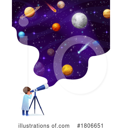 Telescope Clipart #1806651 by Vector Tradition SM