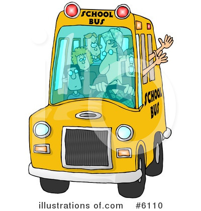 School Bus Clipart #6110 by djart