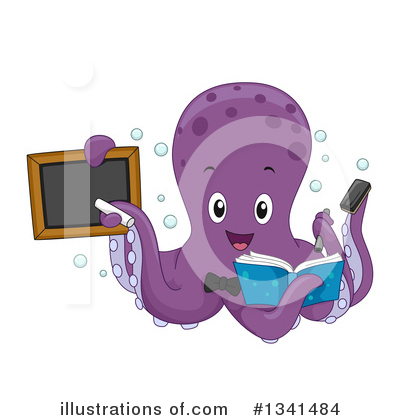 Octopus Clipart #1341484 by BNP Design Studio