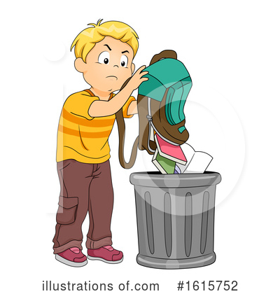 Garbage Can Clipart #1615752 by BNP Design Studio