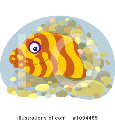 Royalty-Free (RF) Eel Clipart Illustration by Alex Bannykh - Stock Sample #1094485