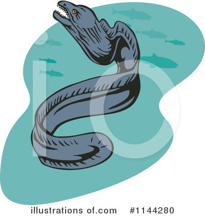 Eel Clipart #1144280 by patrimonio