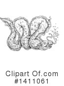 Eel Clipart #1411061 by lineartestpilot