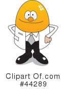 Egg Character Clipart #44289 by toonster