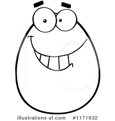 Royalty-Free (RF) Egg Clipart Illustration by Hit Toon - Stock Sample #1171632
