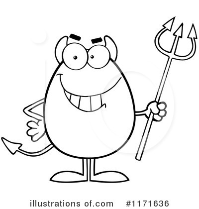 Royalty-Free (RF) Egg Clipart Illustration by Hit Toon - Stock Sample #1171636