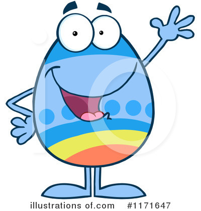 Royalty-Free (RF) Egg Clipart Illustration by Hit Toon - Stock Sample #1171647