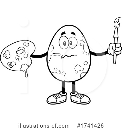 Royalty-Free (RF) Egg Clipart Illustration by Hit Toon - Stock Sample #1741426