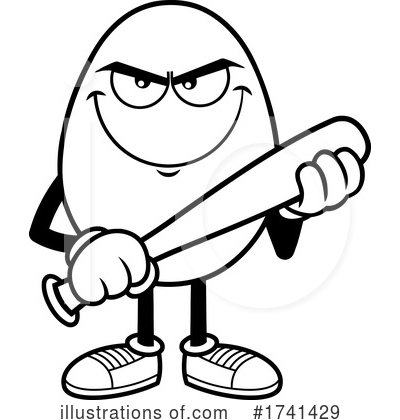 Royalty-Free (RF) Egg Clipart Illustration by Hit Toon - Stock Sample #1741429