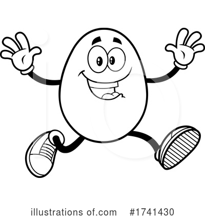 Royalty-Free (RF) Egg Clipart Illustration by Hit Toon - Stock Sample #1741430