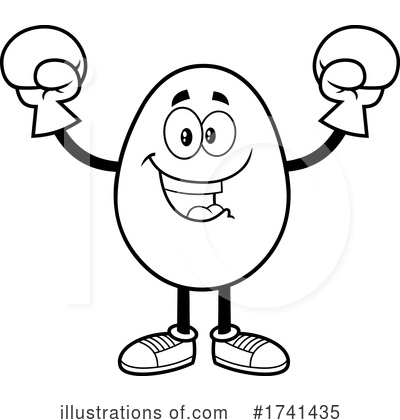 Royalty-Free (RF) Egg Clipart Illustration by Hit Toon - Stock Sample #1741435