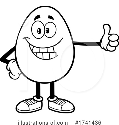 Royalty-Free (RF) Egg Clipart Illustration by Hit Toon - Stock Sample #1741436