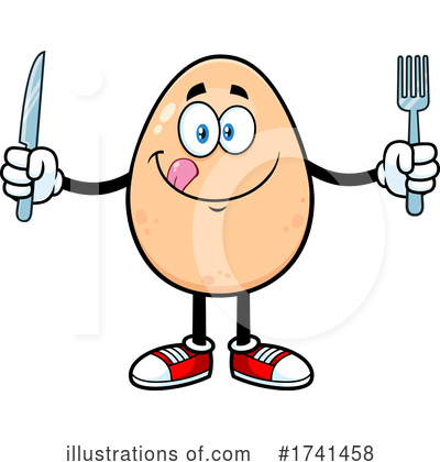 Royalty-Free (RF) Egg Clipart Illustration by Hit Toon - Stock Sample #1741458