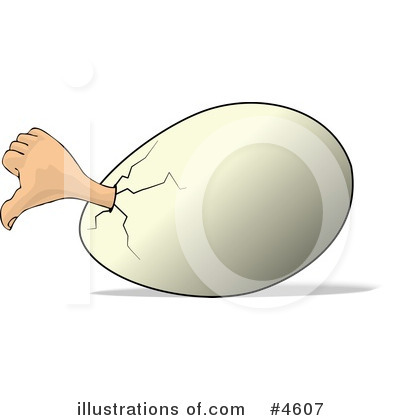 Royalty-Free (RF) Egg Clipart Illustration by djart - Stock Sample #4607