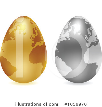 Royalty-Free (RF) Egg Globe Clipart Illustration by Andrei Marincas - Stock Sample #1056976