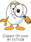 Egg Mascot Clipart #1107128 by Mascot Junction