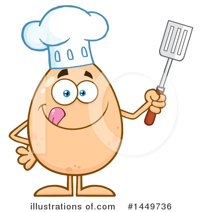 Royalty-Free (RF) Egg Mascot Clipart Illustration by Hit Toon - Stock Sample #1449736