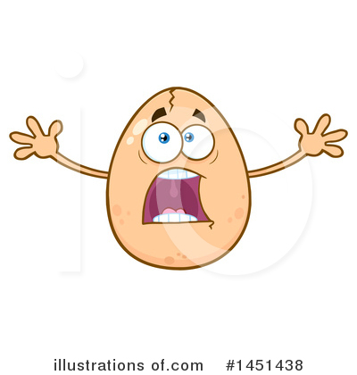 Royalty-Free (RF) Egg Mascot Clipart Illustration by Hit Toon - Stock Sample #1451438
