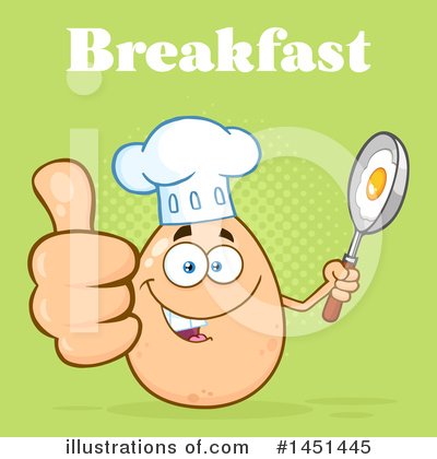 Royalty-Free (RF) Egg Mascot Clipart Illustration by Hit Toon - Stock Sample #1451445