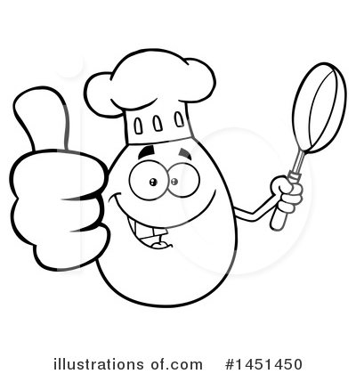 Royalty-Free (RF) Egg Mascot Clipart Illustration by Hit Toon - Stock Sample #1451450