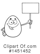 Egg Mascot Clipart #1451452 by Hit Toon