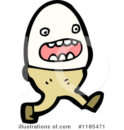 Royalty-Free (RF) Egg Person Clipart Illustration by lineartestpilot - Stock Sample #1185471