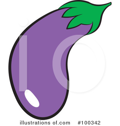 Brinjal Clipart #100342 by Lal Perera