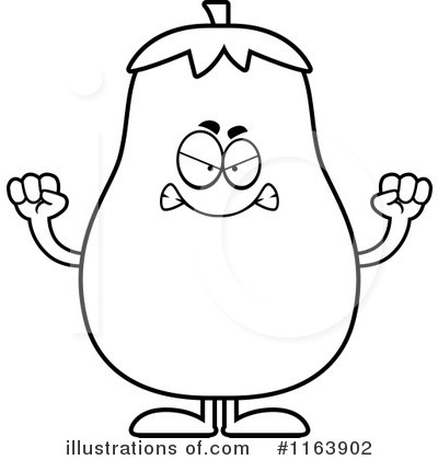 Royalty-Free (RF) Eggplant Clipart Illustration by Cory Thoman - Stock Sample #1163902