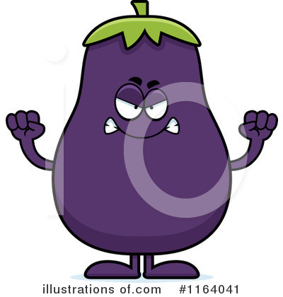 Royalty-Free (RF) Eggplant Clipart Illustration by Cory Thoman - Stock Sample #1164041