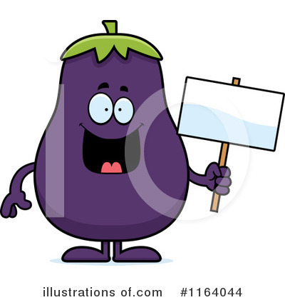 Eggplant Clipart #1164044 by Cory Thoman