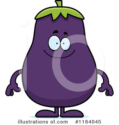 Royalty-Free (RF) Eggplant Clipart Illustration by Cory Thoman - Stock Sample #1164045