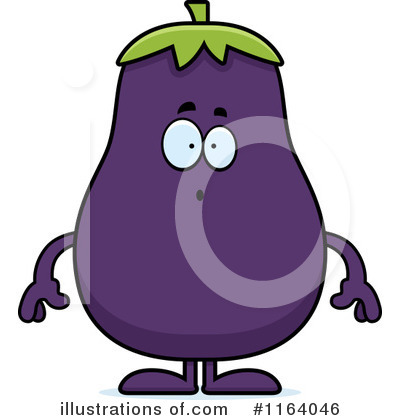 Royalty-Free (RF) Eggplant Clipart Illustration by Cory Thoman - Stock Sample #1164046